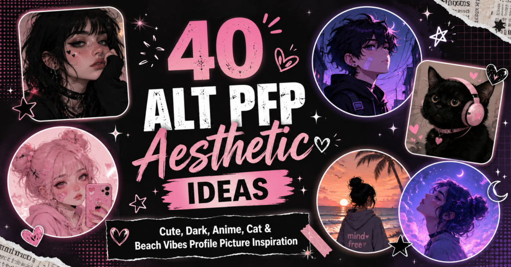 Alt PFP Aesthetic Ideas: 40 Cool Profile Picture Styles for Pinterest, TikTok, Instagram, and Discord