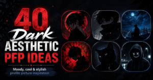 PFP Aesthetic Dark Ideas: 40 Moody Profile Picture Styles for a Cool Online Look