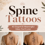 Spine Tattoos: 40 Beautiful Spine Tattoo Ideas With Meaning