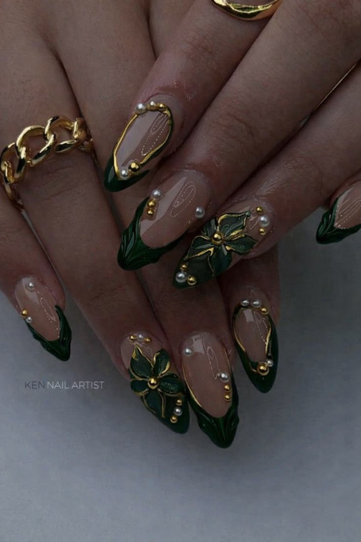 Where Gold Elegance Meets Sage Green Sophistication