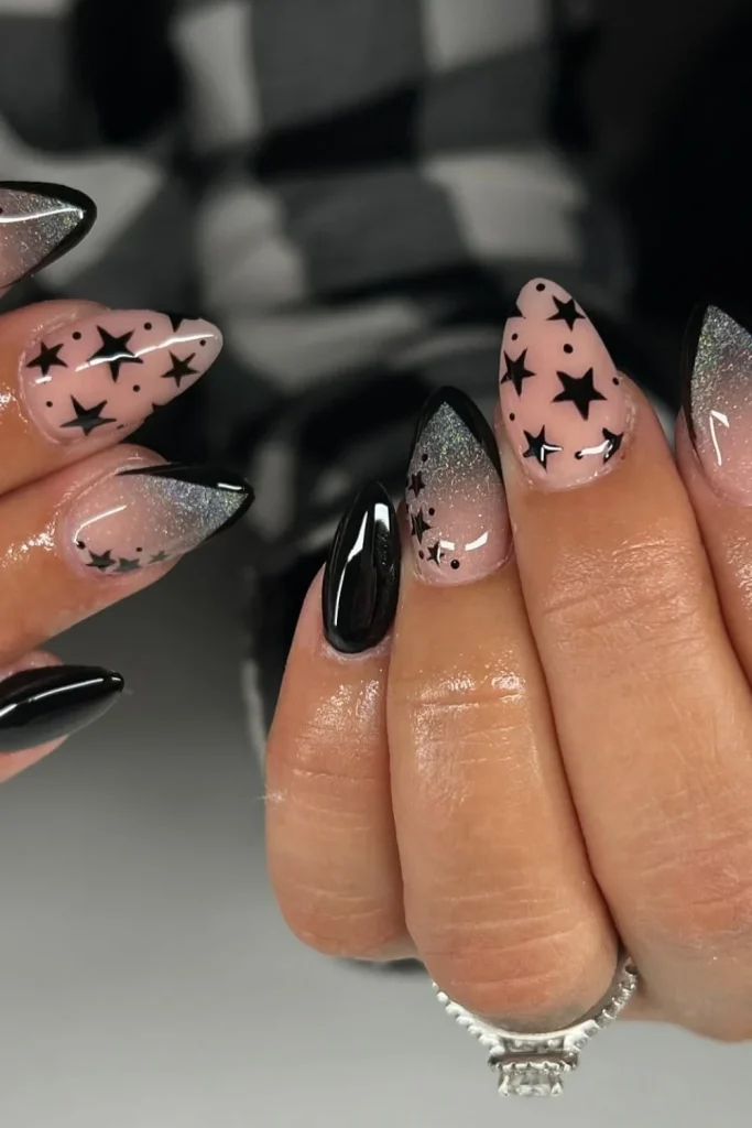 Starry French Fade