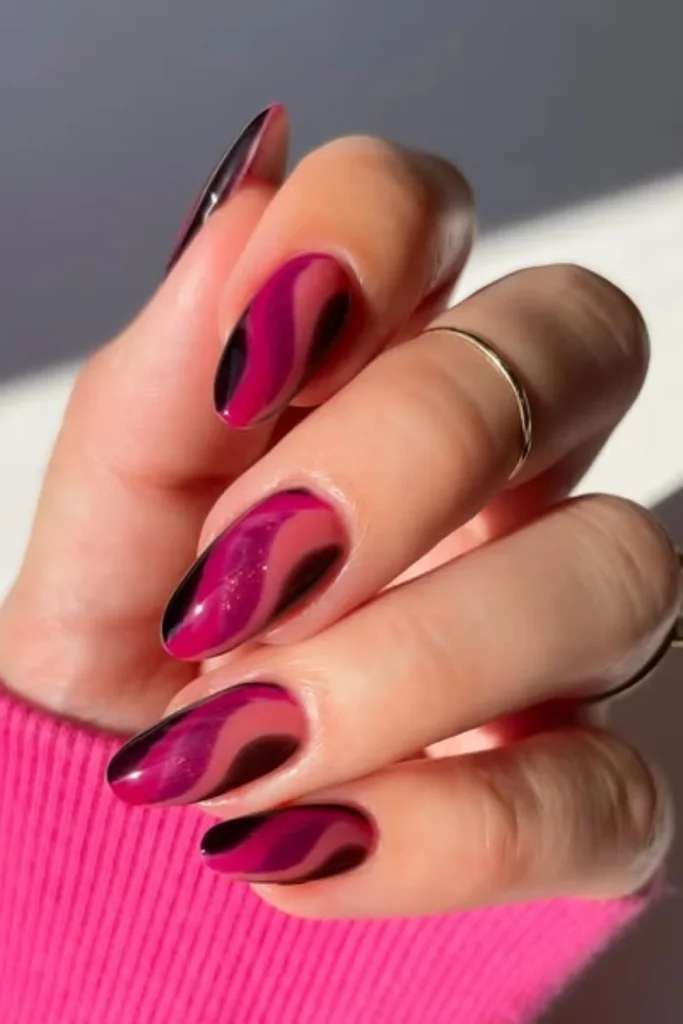 Deep Wine Swirls