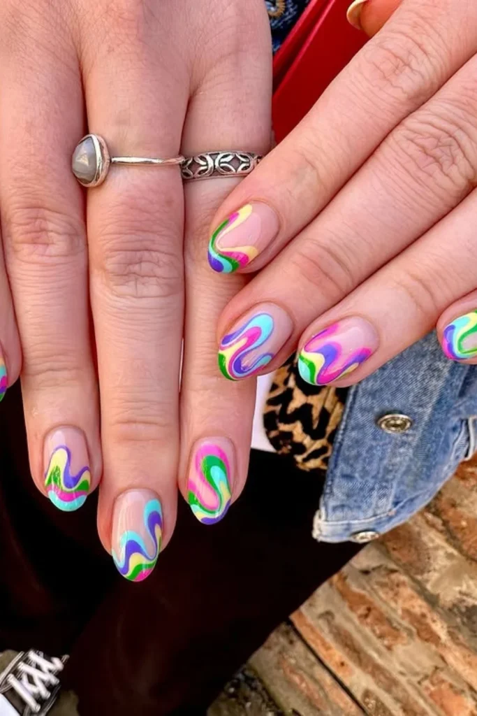 Rainbow Swirls