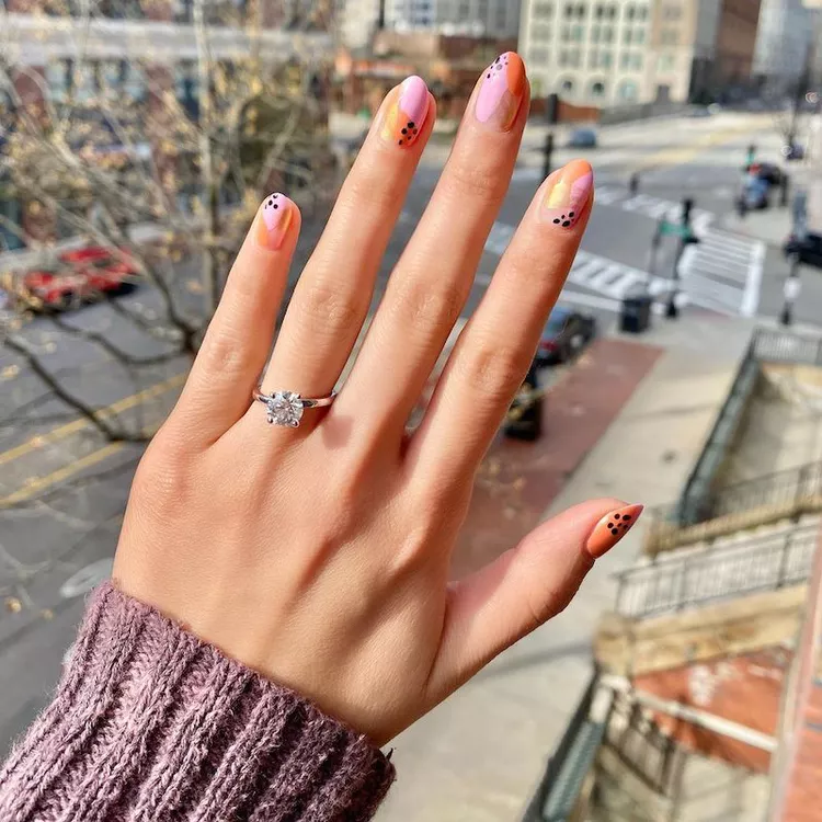 Pink and Orange