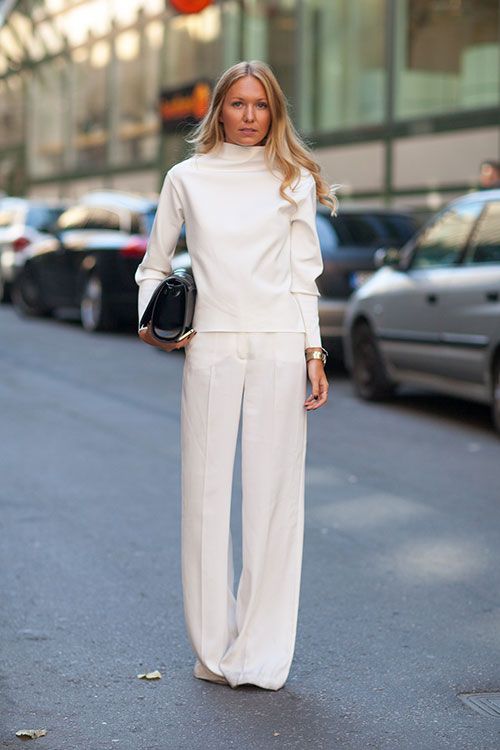6. Effortless Elegance in a Monochromatic White Ensemble