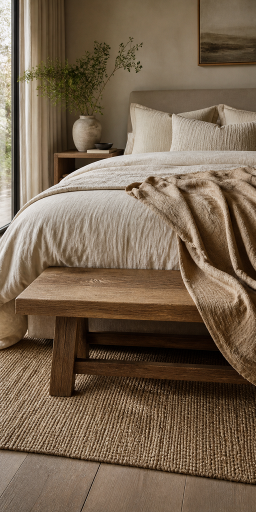 Linen curtains