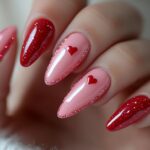 20+ Gorgeous Red Valentines Day Nails to Spark Romance