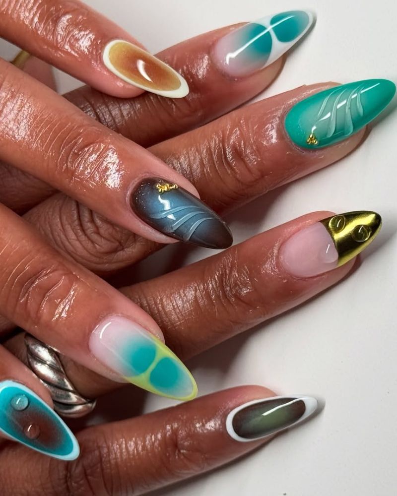 manicure idea for summer