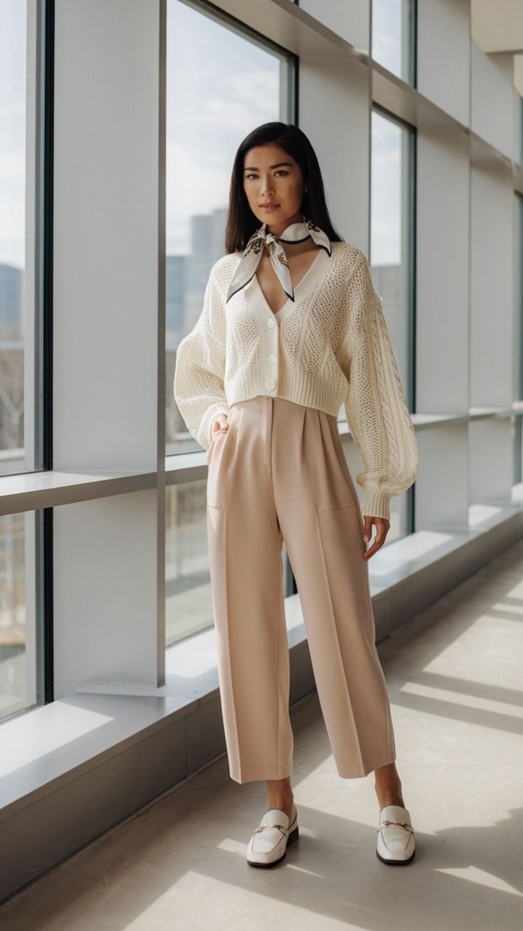 25. Chic Beige Elegance: The Perfect Blend of Comfort and Sophistication