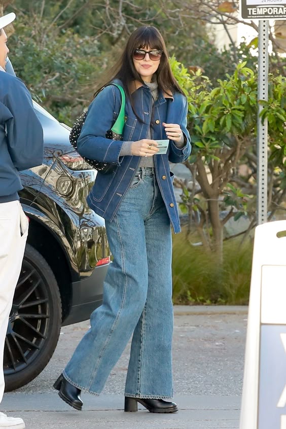 25. Celebrity-Inspired Double Denim for Effortless Spring Style