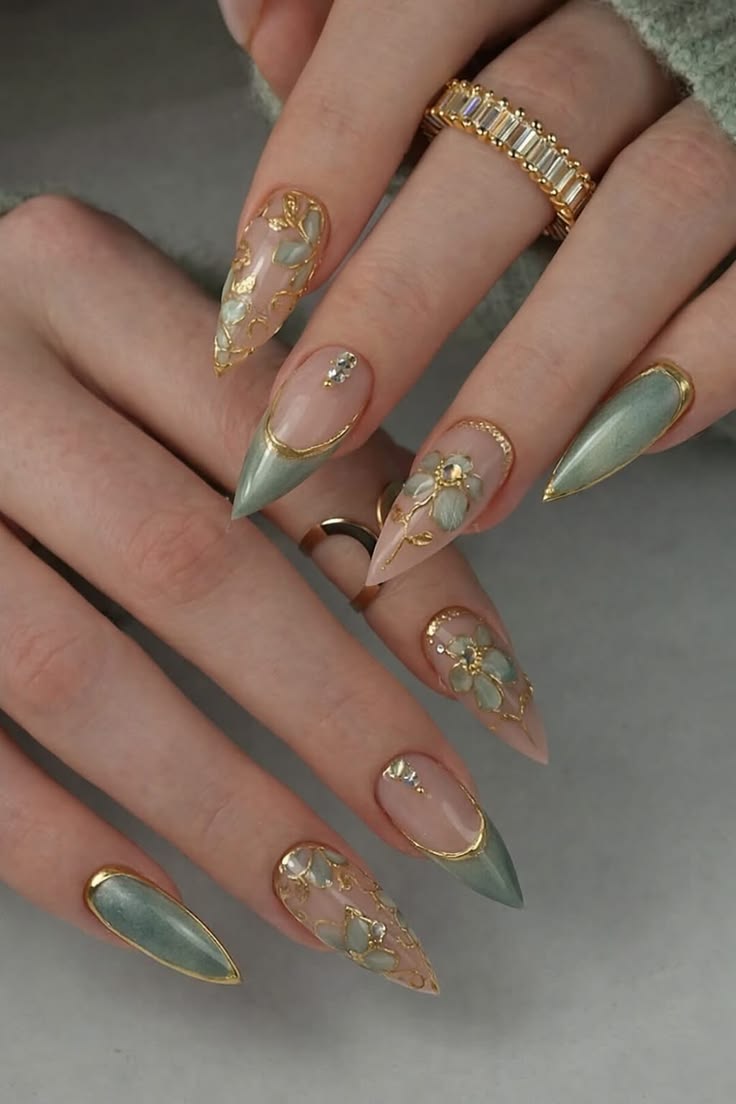 Whimsical Florals and Sage Green: A Prom-Perfect Pairing