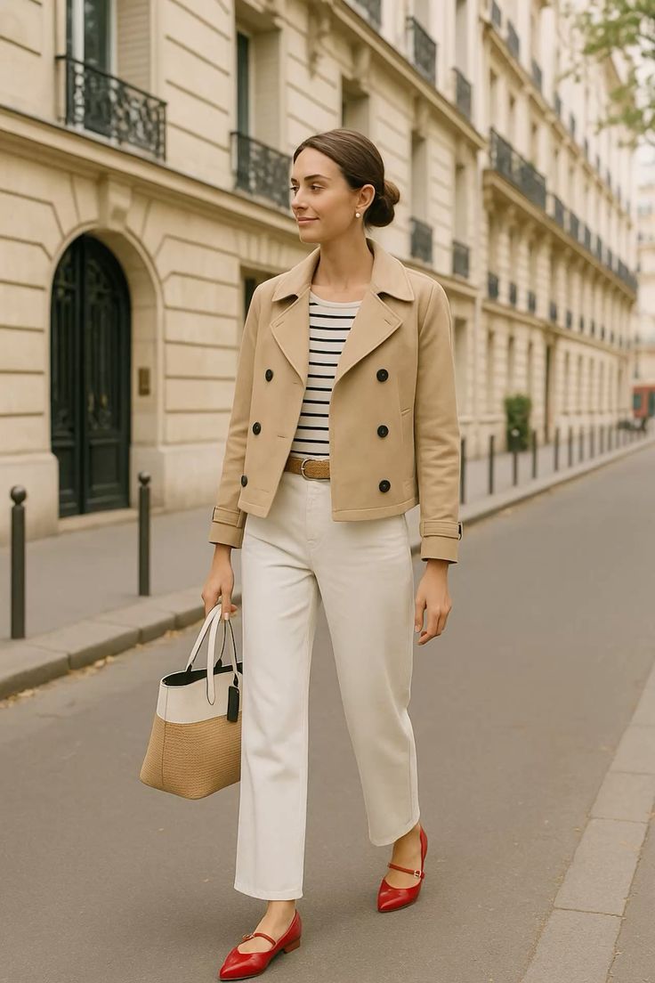 26. Beige Elegance with a Parisian Flair