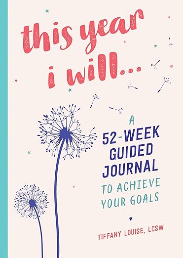 Elegant Leather-Bound Guided Journal for Daily Intentions