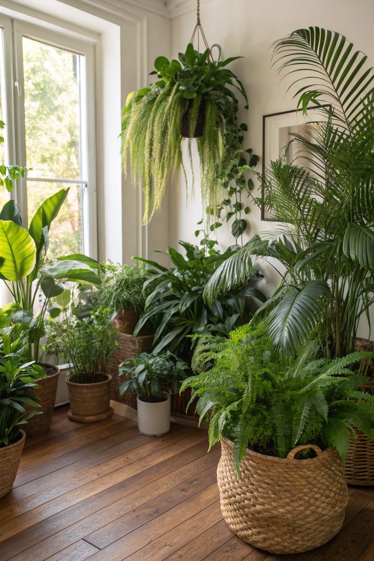 17 Ways to Transform Any Space with Lush Maximalist Plant Decor