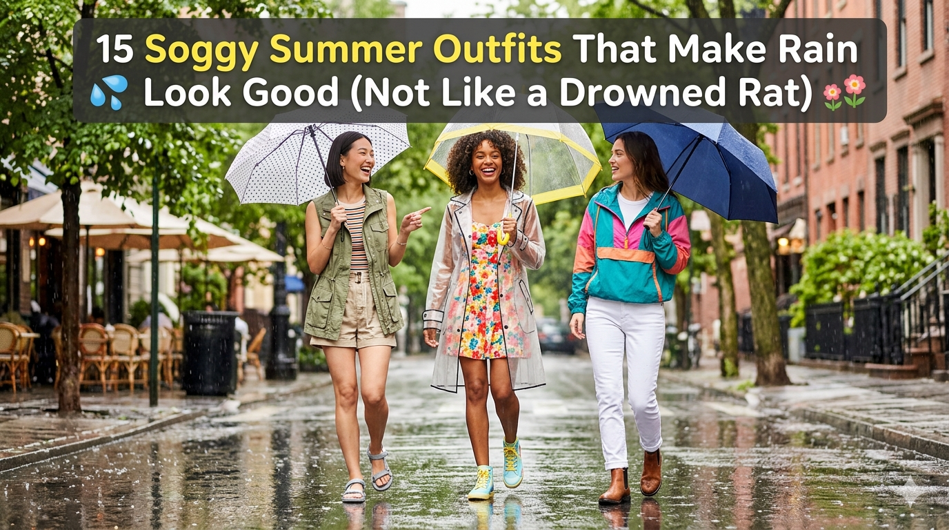 15 Soggy Summer Outfits That Make Rain Look Good (Not Like a Drowned Rat)