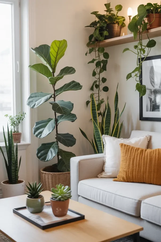 Indoor Plants and Trailing Greenery