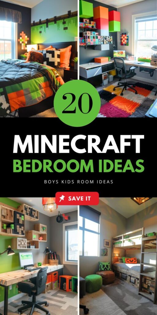 20+ Creative Minecraft Bedroom Ideas for Kids (Fun & Easy Designs)