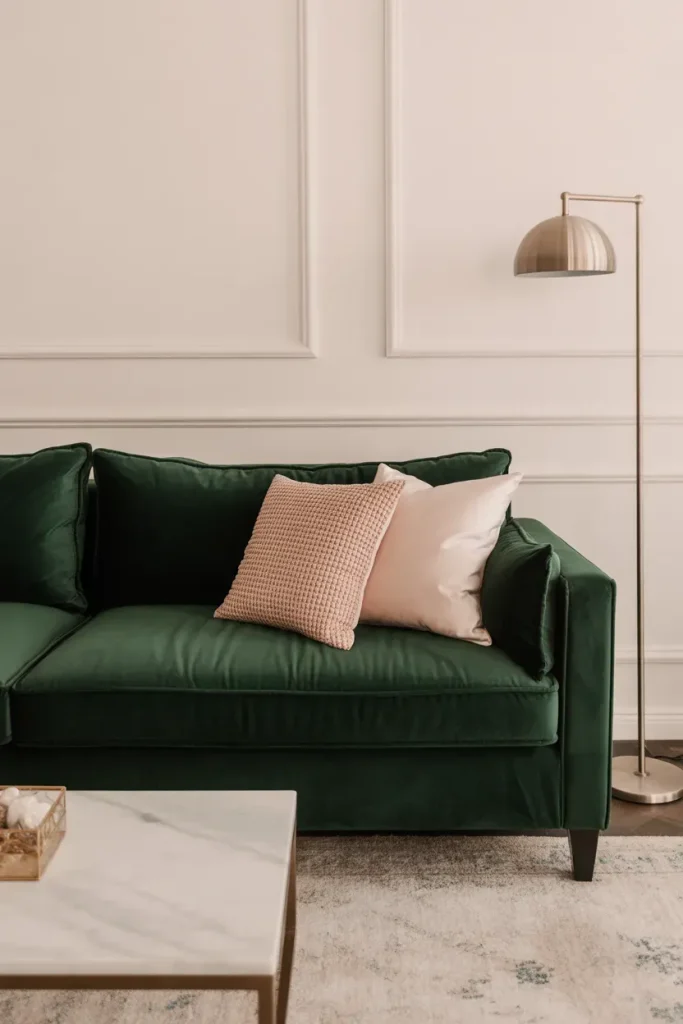 Velvet Sofas in Deep, Rich Tones