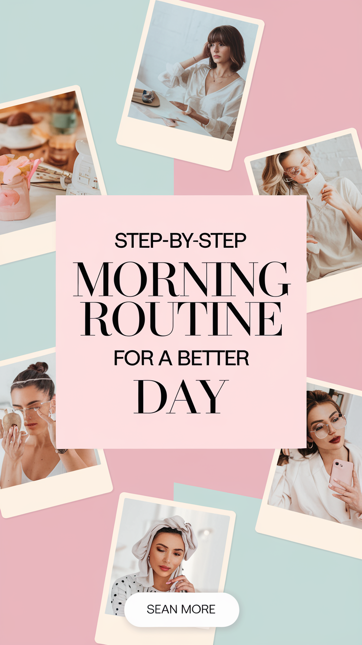 Morning Routine Flowchart Illustration