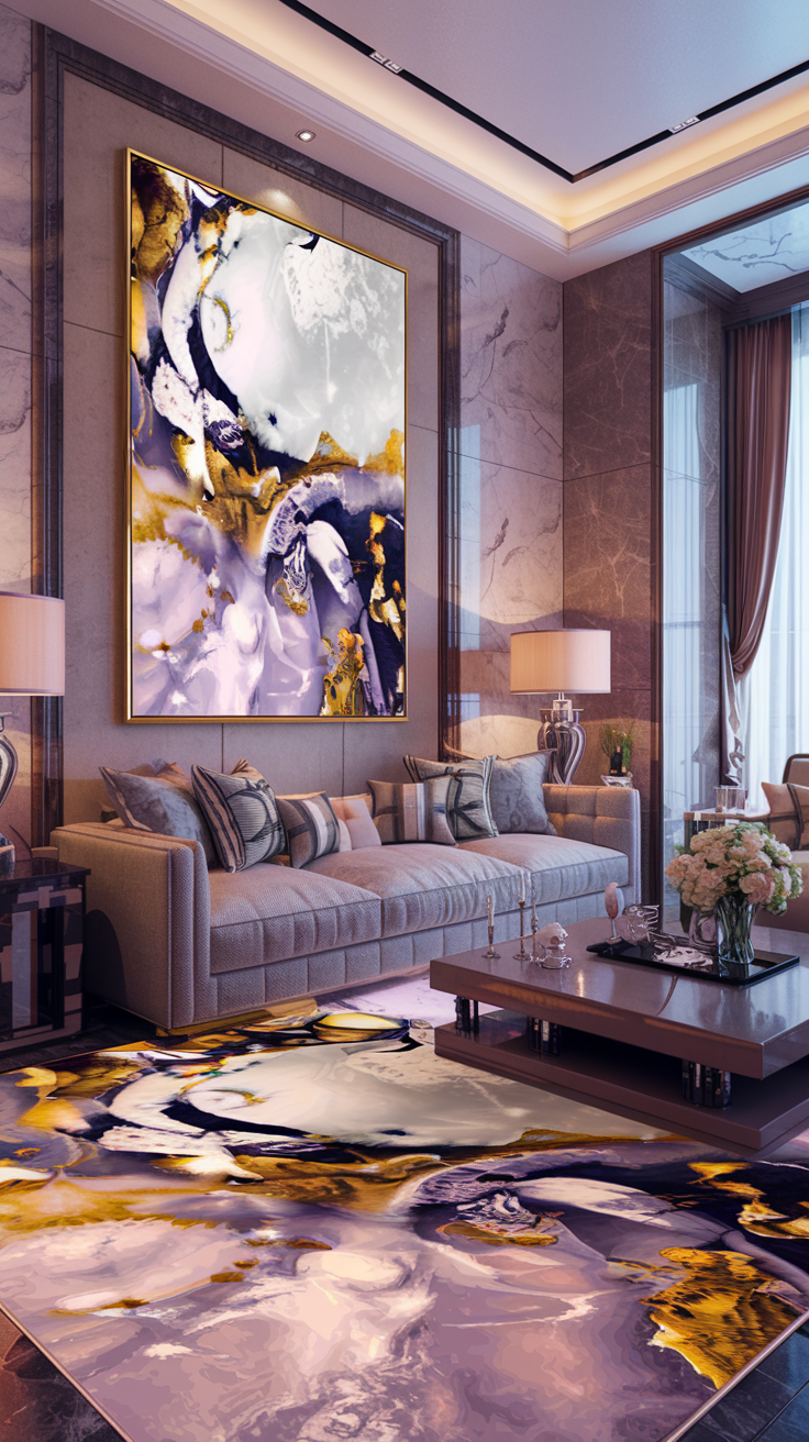Bold color accents