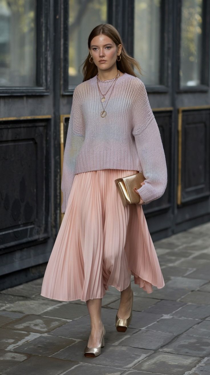 6. Soft Elegance: Blush and Pastel Layers for a Dreamy Spring
