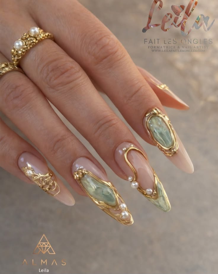 The Elegance of Gilded Sage Accents