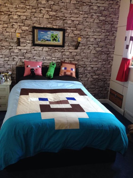 minecraft bedroom ideas 1