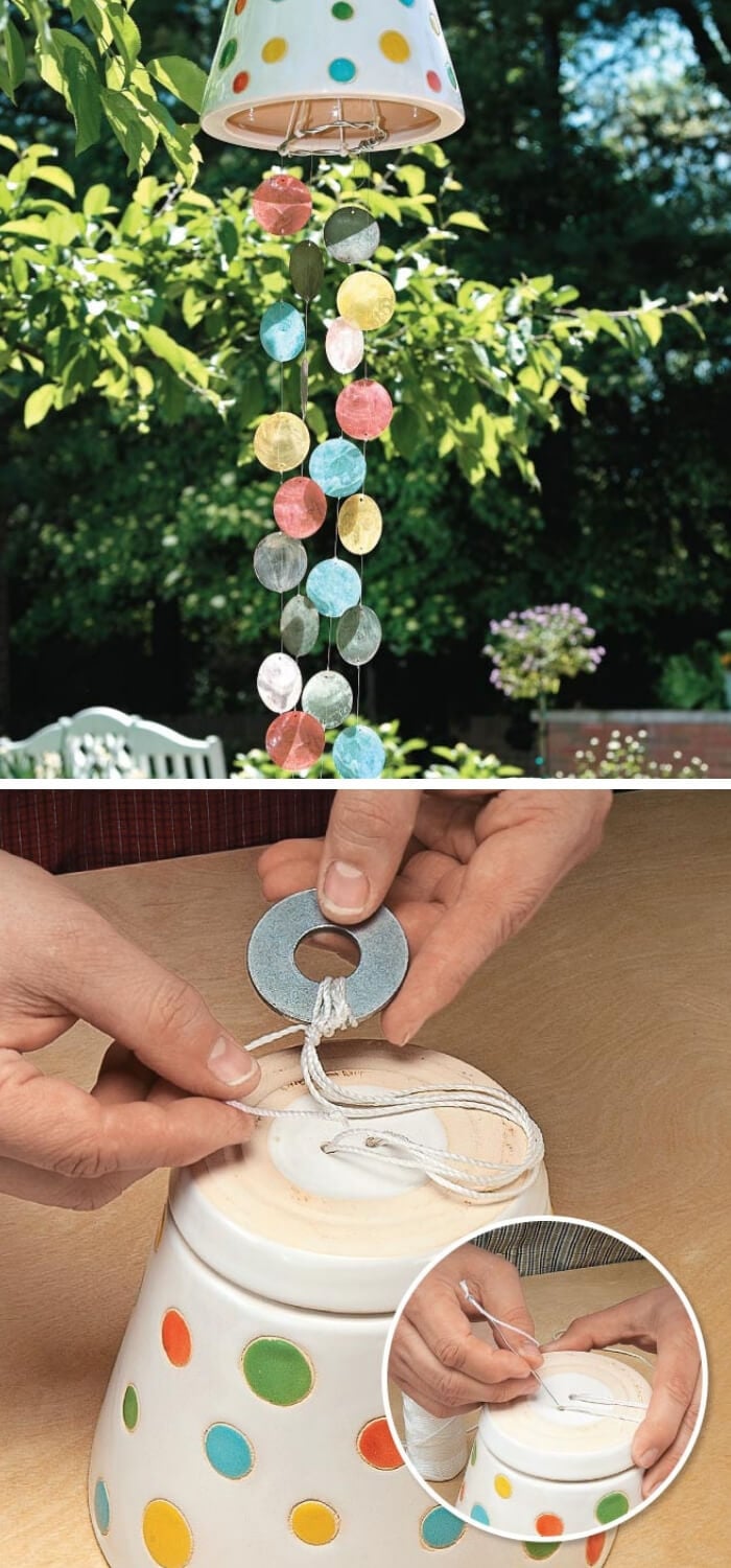 Colorful DIY Wind Chimes