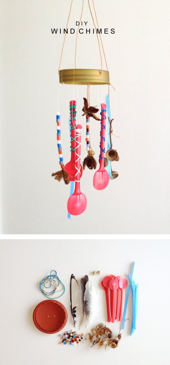 DIY wind chimes