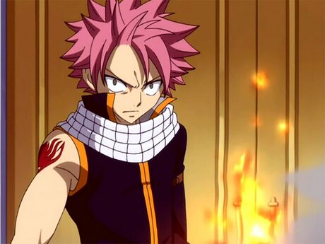 Natsu Dragneel is a Mage who uses fire to fight dragons.