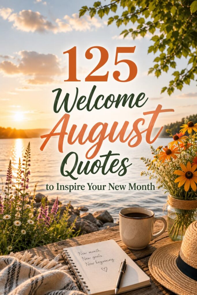 50 Hello August Quotes Perfect For The New Month