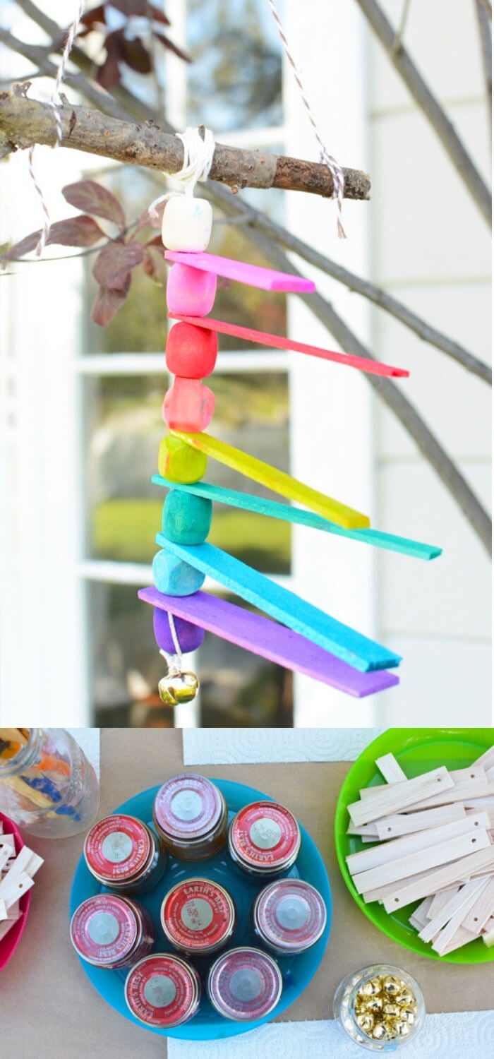 Balsa Wood Fall Wind Chimes