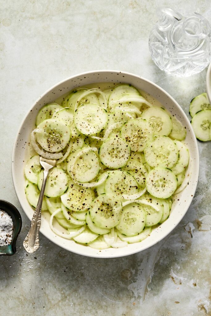 cucumber salad recipes vinegar