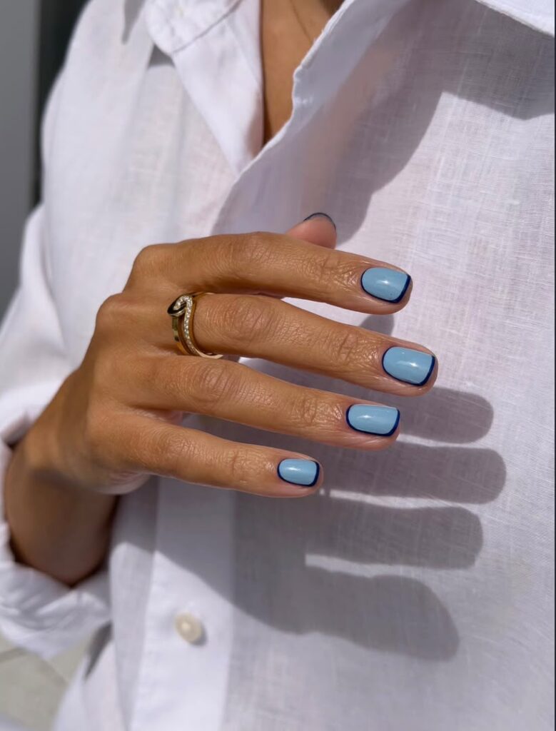 blue september nails