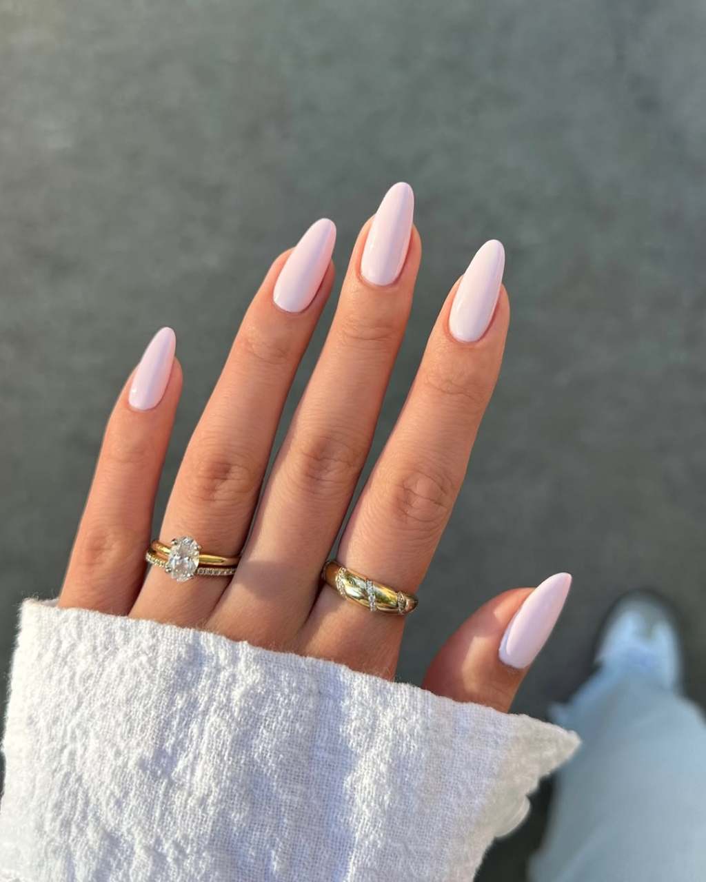 classy pastel pink simple nail ideas
