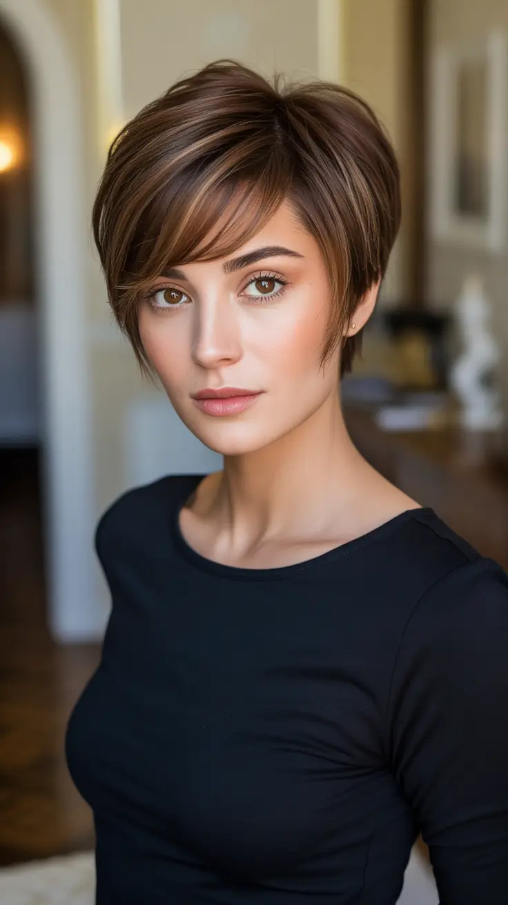Chic Asymmetrical Pixie Cut
