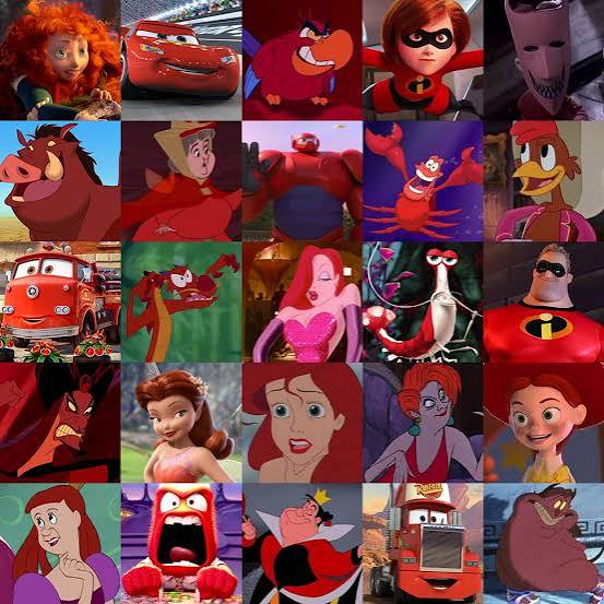+20 Red Cartoon Characters Explained