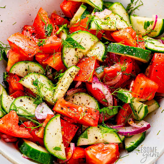 cucumber tomato salad recipes