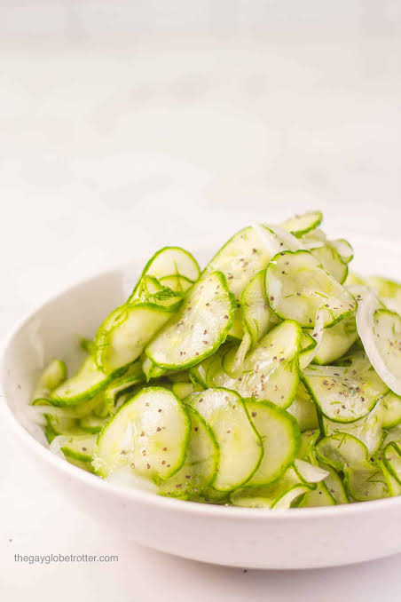 cucumber salad recipes vinegar